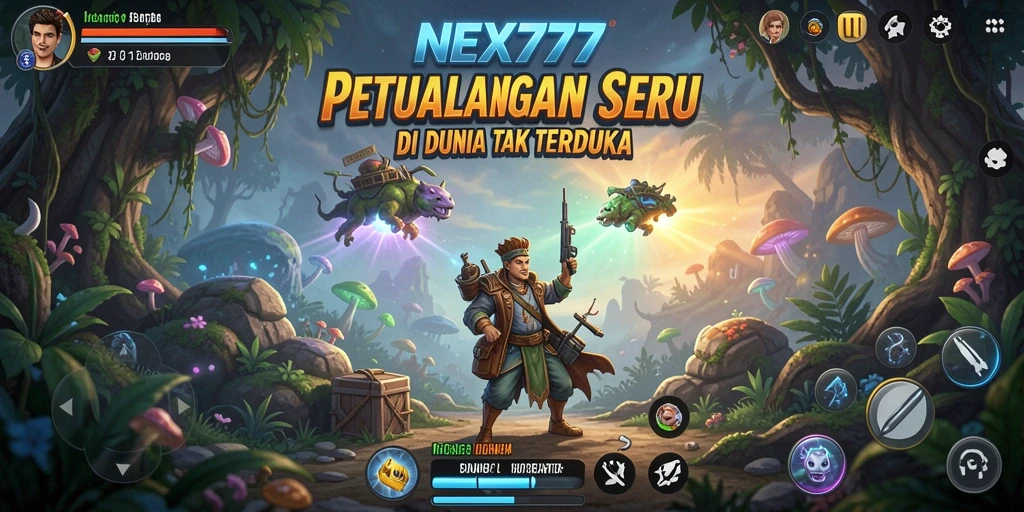 Tampilan gameplay seru di dunia petualangan NEX777.